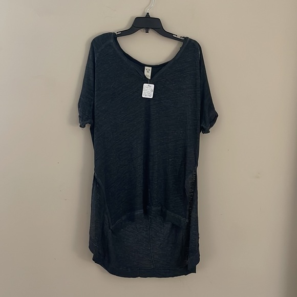 Free people we the free charcoal gray tunic - Picture 4 of 9